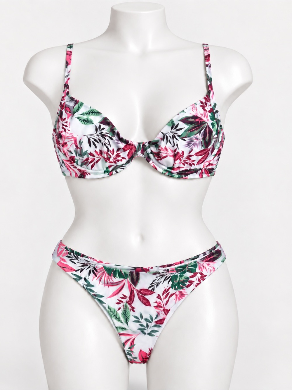 Hunkemöller Floral Underwire Bikini Set Size S Tropical Print